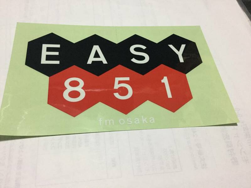 FM　OSAKA　ステッカー　EASY851　②　未使用