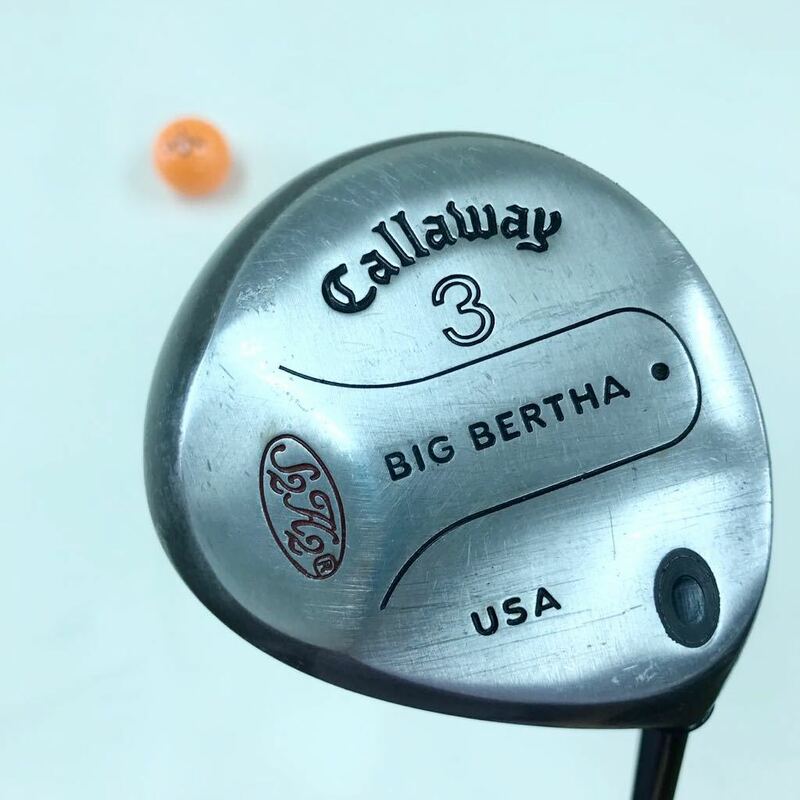 hf208 キャロウェイ【格安中古ゴルフ】BIGBERTHA S2H2 USA フェアウェイウッド#3 オリジナルカーボンシャフト FIRMフレックス 全国送料無料