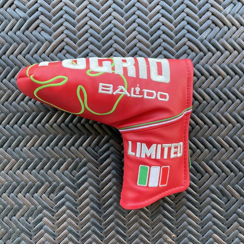 2021年モデル/限定品 BALDO バルド パターカバー/ピン型 QUADRI FOGRIO HEAD COVER VERDE ITALIANO■ROSSO ITALIANO【ロッソ】（レッド）