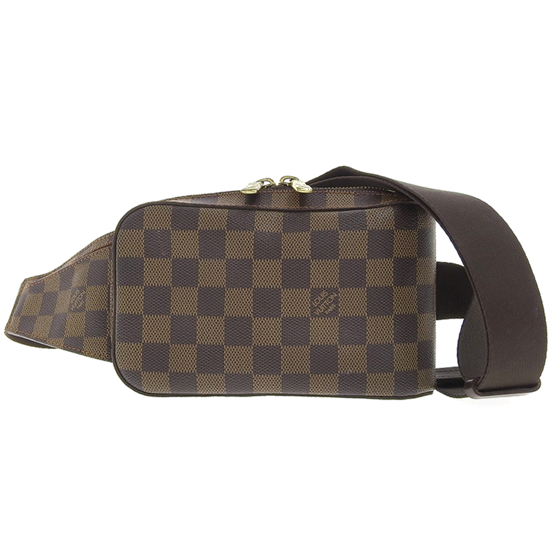 ルイヴィトン LOUIS VUITTON ダミエ ジェロニモス ボディバッグ ウエストバッグ エベヌ N51994 中古 新入荷 LV1278