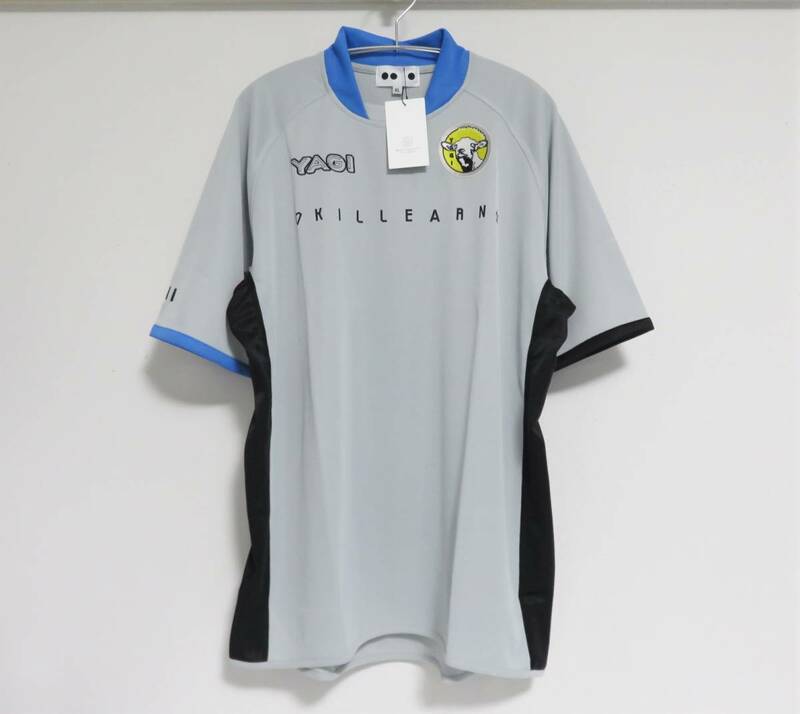 送料無料 新品 2ONE YAGI EXHIBITION サッカーシャツ XL グレー 日本製 トゥーワン ヤギエキシビション オカモトレイジ OKAMOTO’S Tシャツ