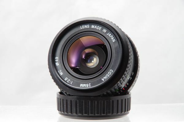 明るい広角レンズ ● COSINA 28mm F2.8 for PENTAX コシナ ペンタックス 単焦点 広角 オールドレンズ レンズ遊び アンティーク #1039