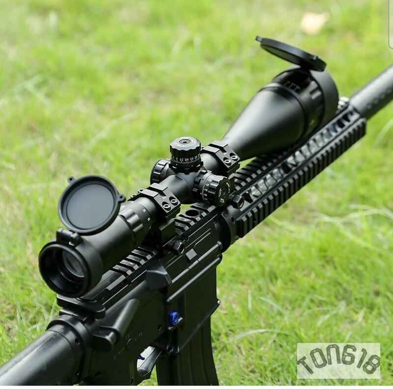【4-16×40AOライフルスコープ】スナイパーライフル 狩猟 サバゲー 狙撃銃 ドットサイト ダットサイト スコープ
