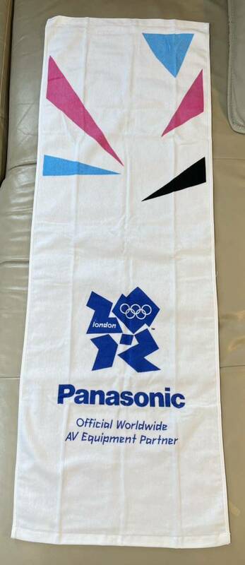レア　送料込　未使用品　Panasonic スポーツタオル　ロンドンオリンピック　Official Worldwide AV Equipment Partner