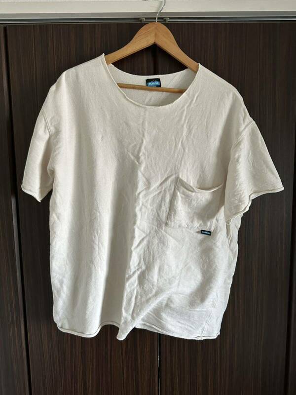 KAVU サイズL スウェット　半袖スウェット　半袖Tシャツ Tee