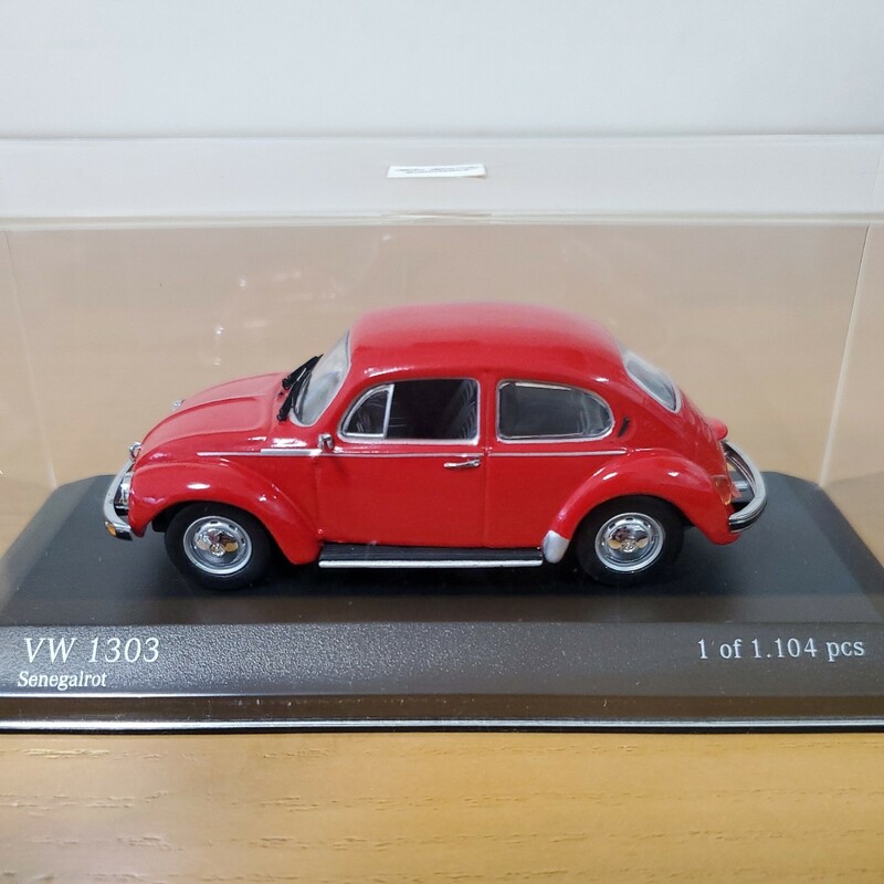 1/43 ミニチャンプス MINICHAMPS ミニカー/Volkswagen Beetle 1303 1972-77 Senegalrot/フォルクスワーゲン ビートル 1303 レッド