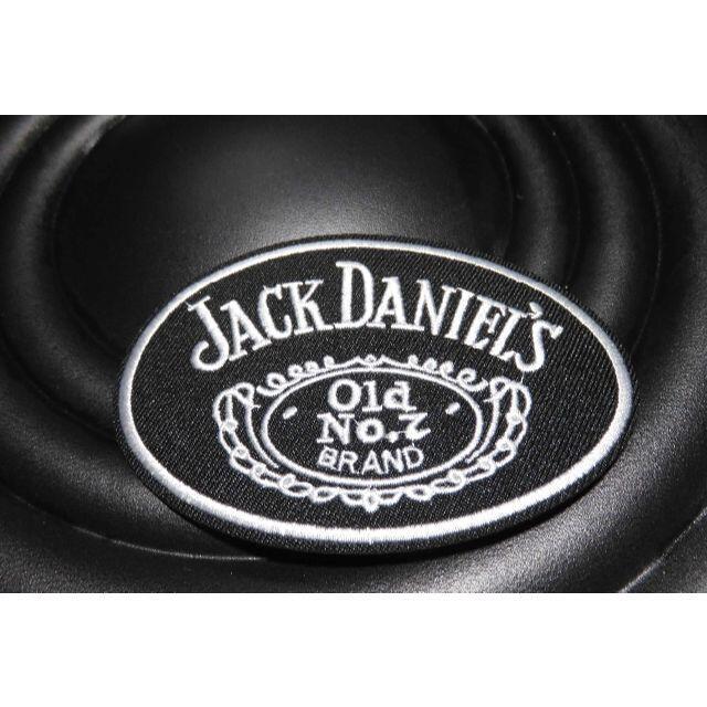 黒（楕円形）◆新品ジャックダニエル Jack Daniel's刺繍ワッペン
