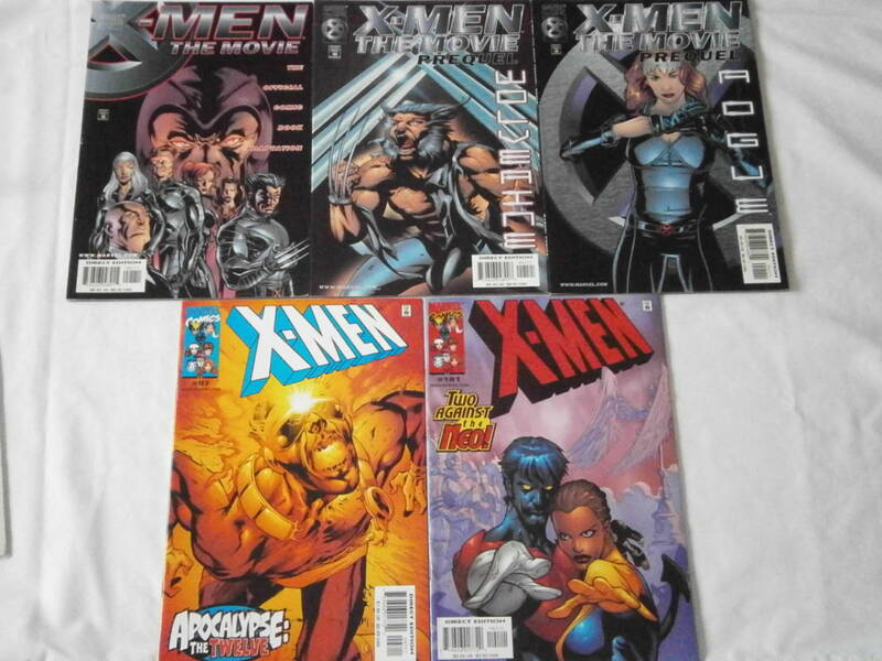 英語版　アメコミ　マーベル　X-MEN（X-メン）　5冊セット　2000年発行