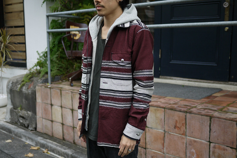 EGO TRIPPING EGOTRIPPING エゴトリッピング MEXICAN RAG CPO JACKET メキシカン CPO ジャケット ジャンパー ブルゾン シャツ 48