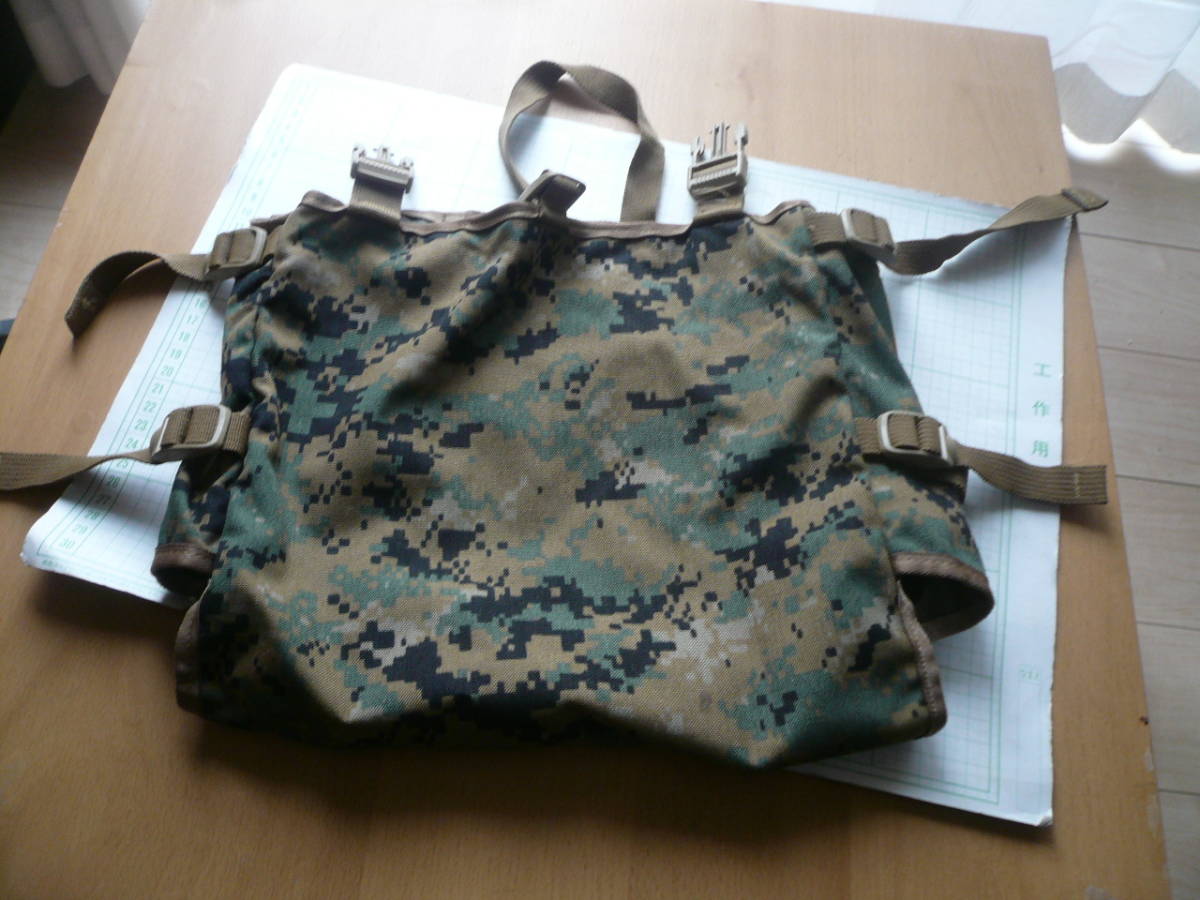 即決有 アメリカ軍米軍USARMY ラジオポーチ ILBE リーコンメインパック用 デジタルウッドランド迷彩 バッグパック用ポーチ 送料600円