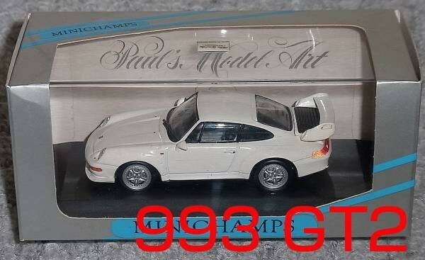 1/43 ポルシェ 911(993) GT2 1995 ホワイト PORSCHE