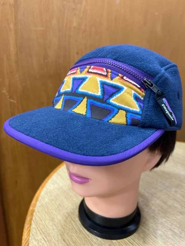 希少 Patagonia synchilla cap シンチラ ハット フリース キャップ M ビンテージ キャンプ 釣り R50408