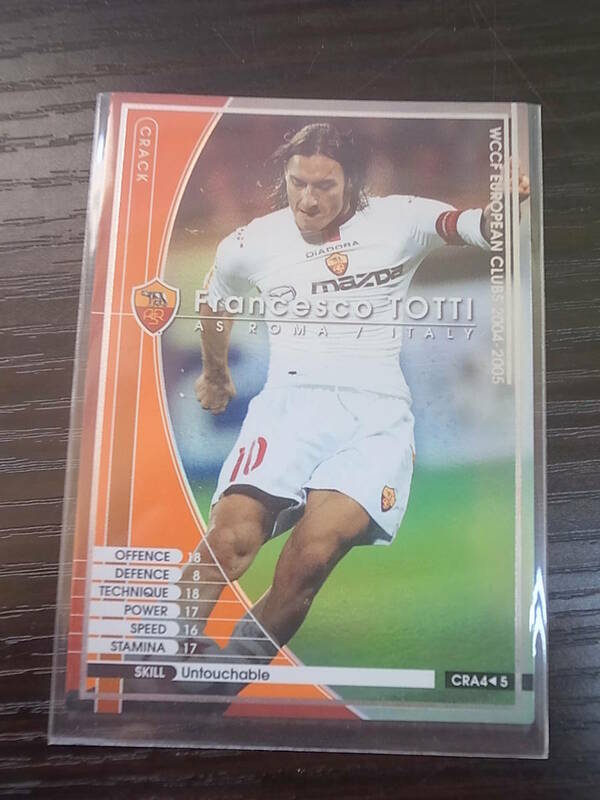 ☆PANINI☆2004-2005☆フランチェスコ・トッティ☆トレーディングカード☆キラ☆中古品☆