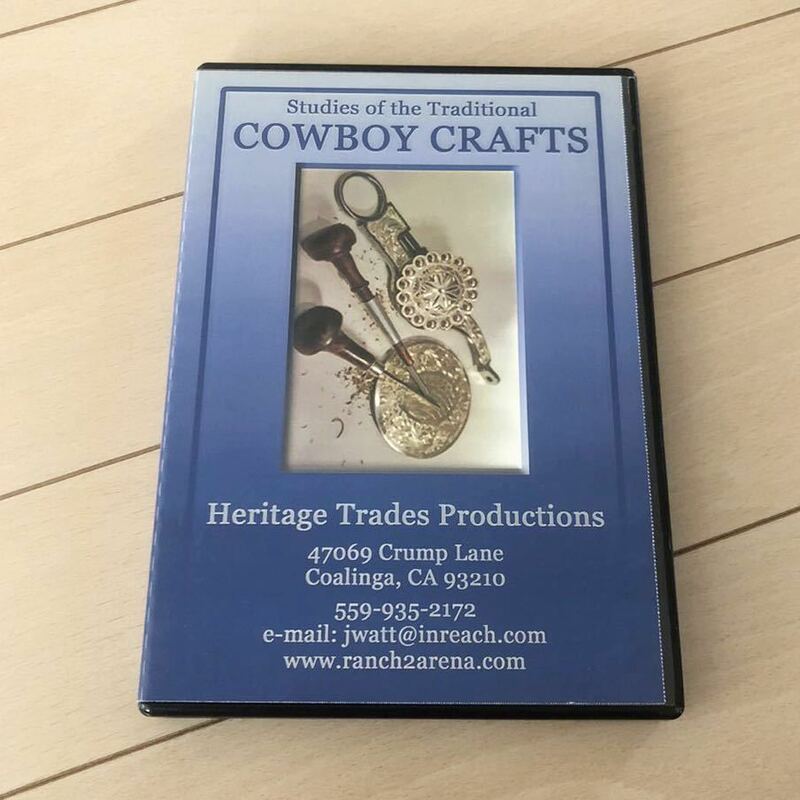 GRS studies of the traditional Cowboy Crafts　DVD 3枚組　カウボーイ クラフト　彫金　銀細工　彫刻　アクセサリー　ジュエリー