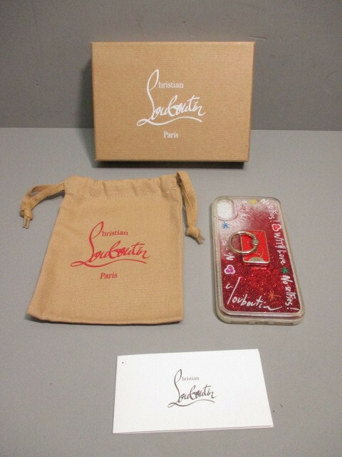 美品★Christian Louboutin★クリスチャンルブタン　iPhoneケース　X/XS用