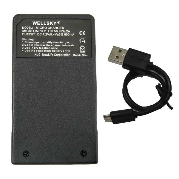 新品 Panasonic パナソニック VW-VBT190-K / VW-VBT380-K 用 USB 超軽量 急速 互換充電器 バッテリーチャージャー VW-BC10-K / VW-BC-10