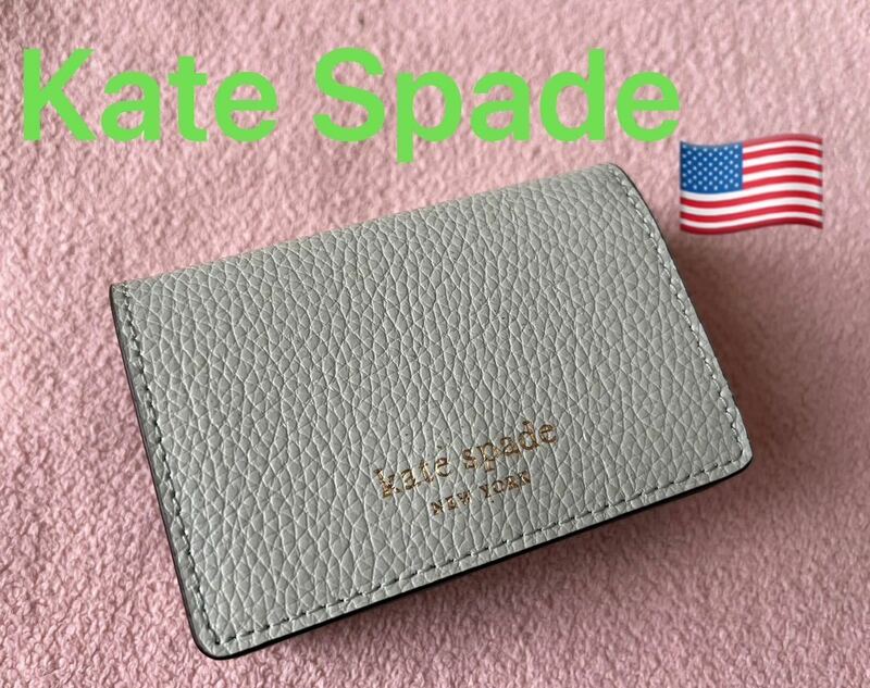 【送料無料】新品◆ケイトスペード Kate Spade 三つ折り財布 レザー コンパクトウォレット ミニ財布 2