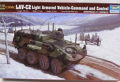 TRUMPETER 1/35「USMC LAV-C2 Light Armored Vehicle-Command and Control」【00371】プラモデル ※パーツ小袋未開封・未組み立て