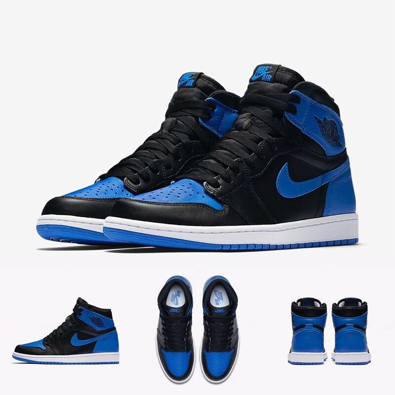 新品 未使用 正規品 ◆ NIKE AIR JORDAN 1 RETRO HIGH OG ROYAL 2017 28cm ◆ 米国GOAT鑑定書付 ◆◆