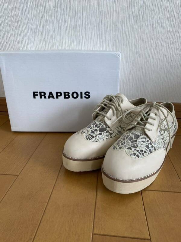 新品◆フラボアFRAPBOIS レースシューズ◆靴◆サイズ1◆24.5