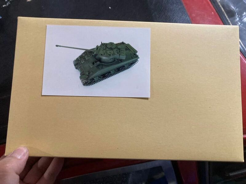 1/35 T35 1 砲塔 シャーマン車体上部 砲プラモデル ガレキ当時物レジンガレージキット