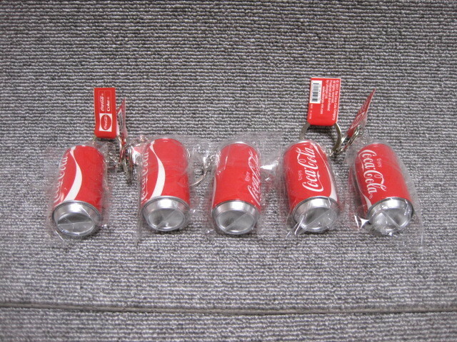 【送料無料！コカ・コーラ ストア限定品 Coca-Cola グッズ】5個セット 缶 デザイン キーホルダー ボールペン内蔵 激レア/同梱発送歓迎！