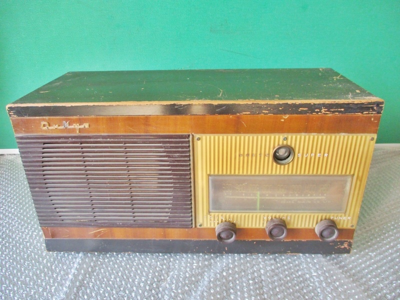 真空管ラジオ オンキョー 動作未確認 古いラジオ 当時物 昭和レトロ コレクション ビンテージ ジャンク品
