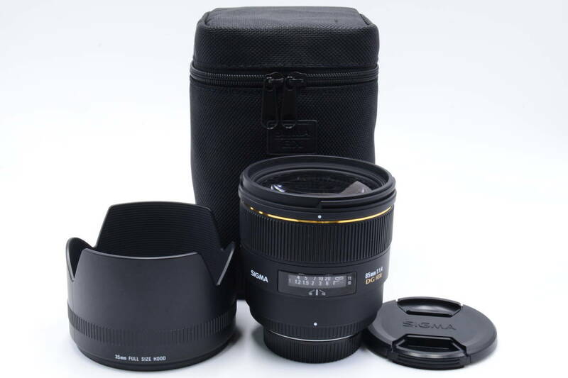 ★美品★　シグマ　SIGMA 単焦点中望遠レンズ 85mm F1.4 EX DG HSM ニコン用 フルサイズ対応