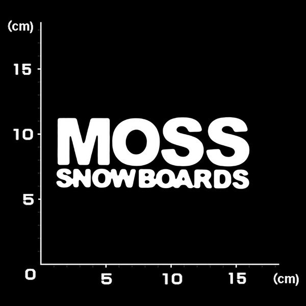 送料無料★0898★MOSS SNOWBOARDS モス★スノーボード★スノボー★SNOWBOARD★ステッカー