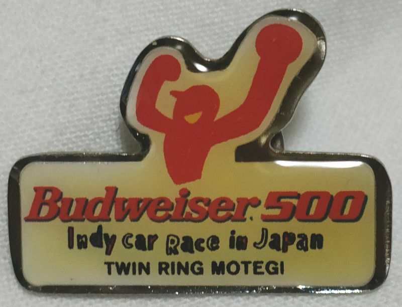 ピンズ　CART 1998 Budweiser500　ツインリンクもてぎ　インディカー　バドワイザー　来場記念　ピンバッジ ピンバッチ