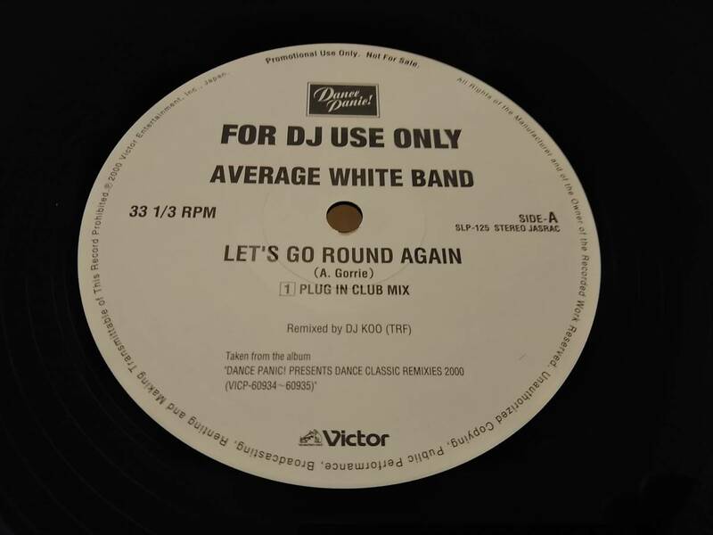 ★★AVERAGE WHITE BAND / LET'S GO ROUND AGAIN . PICK UP THE PIECES アナログ