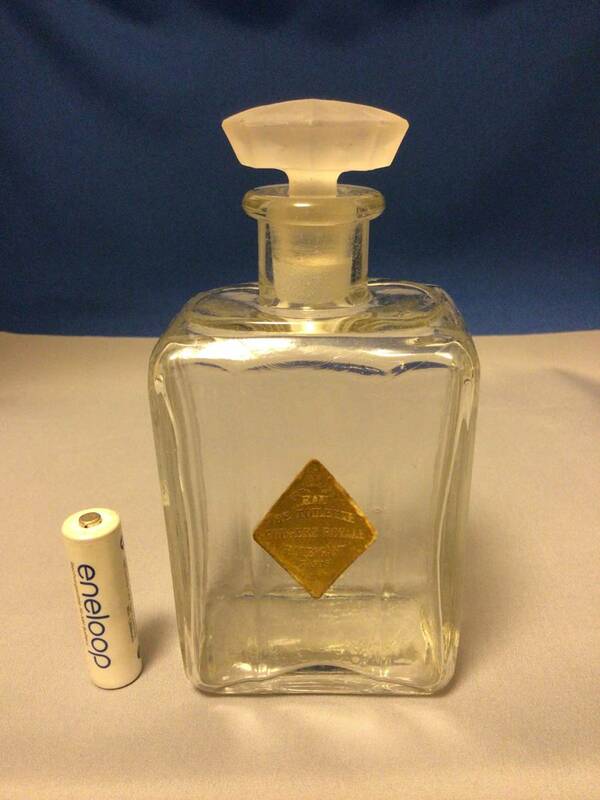 【宝箱】1880年代・ウビガン・ラリック・香水瓶『フジェール ロワイヤル』パフュームボトル・HOUBIGANT・Lalique・美品
