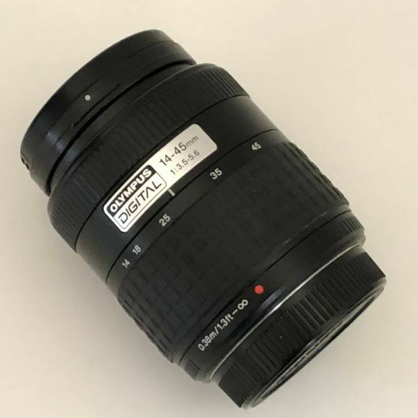 AN23-252 ジャンク扱い OLYMPUS オリンパス レンズ ZUIKO DIGITAL 14 - 45mm 1:3.5-5.6 φ58 一眼レフ カメラ 動作未確認 使用感