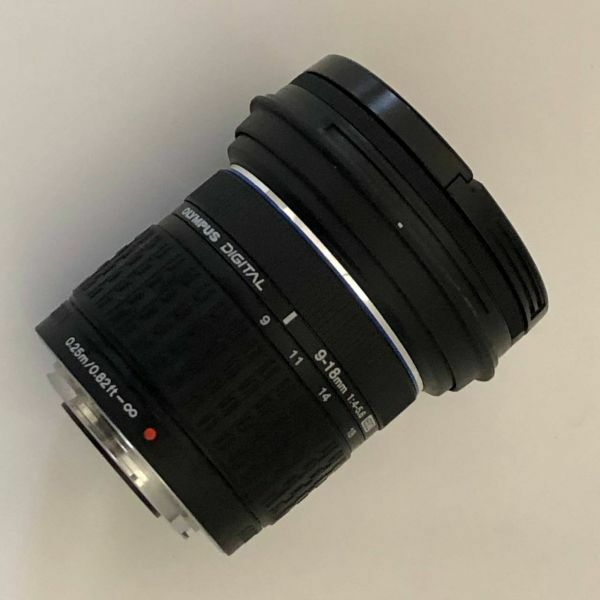 AN23-253 ジャンク扱い OLYMPUS オリンパス レンズ ZUIKO DIGITAL 9 - 18mm 1:4-5.6 φ72 一眼レフ カメラ 動作未確認 使用感