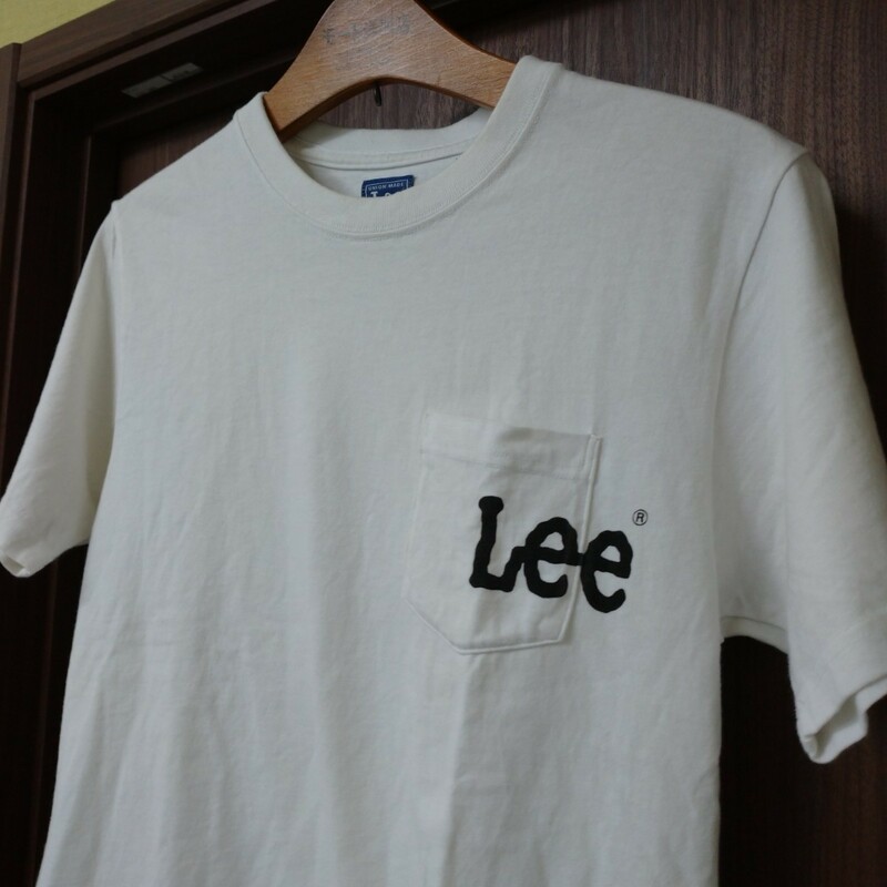 Lee リー ポケットTシャツ 白 SM 半袖ポケT