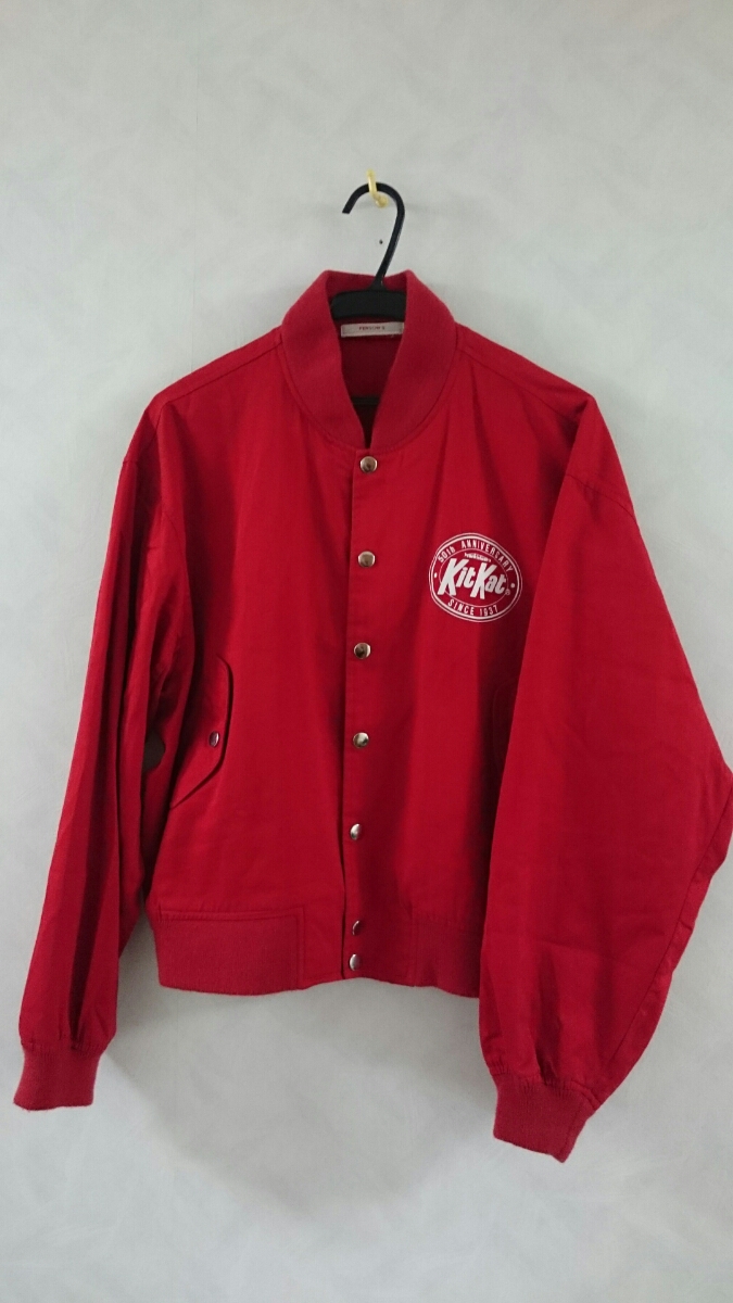 PERSON'S×Kit Kat 50th Anniversary ブルゾン フリーサイズ 80s ビンテージ キットカット パーソンズ スタジャン ゆるだぼ