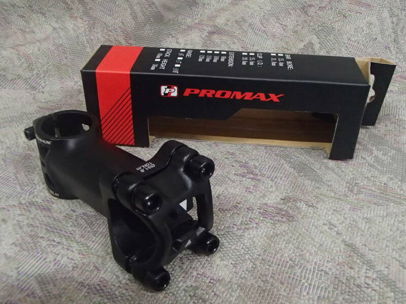 PROMAX / DA-751NCステム 31.8mmハンドルクランプ 90mm ブラック/ブラック