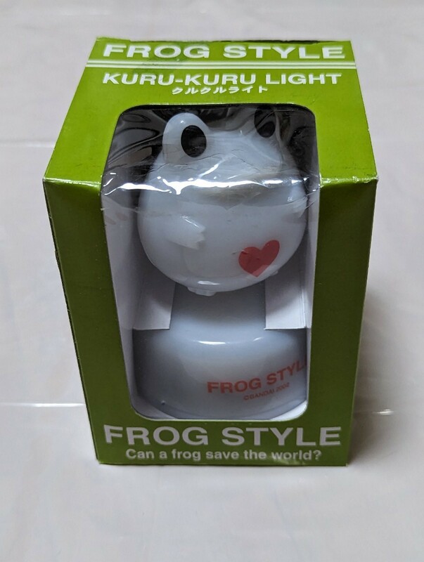 2002年物【動作未確認】フロッグスタイル　クルクルライト　ラブフロッグ　FROGSTYLE　LOVEFROG　カエル　蛙　LOVE　ハート