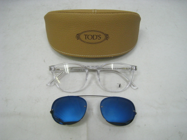 TOD’S トッズ TO5133 メガネ 眼鏡 クリアフレーム サングラス ケース付