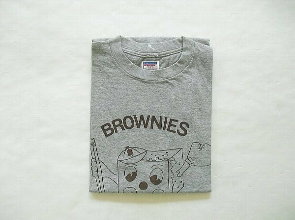 Lot.33005　クルーネックＴシャツ/BROWNIES（ダブルワークス）@Mサイズ　コットン100%　丸胴　ウエアハウス　絶版品　デッドストック 