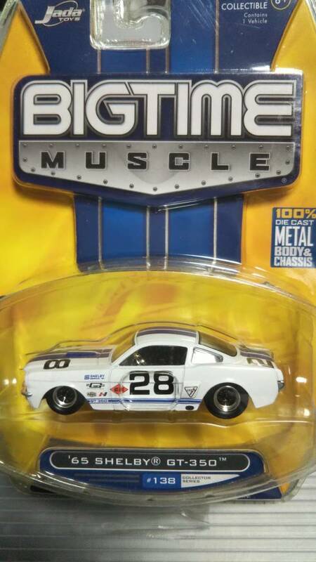 Jada toys 1/64 BIG TIME MUSCLE '65 SHELBY GT-350 シェルビー GT350