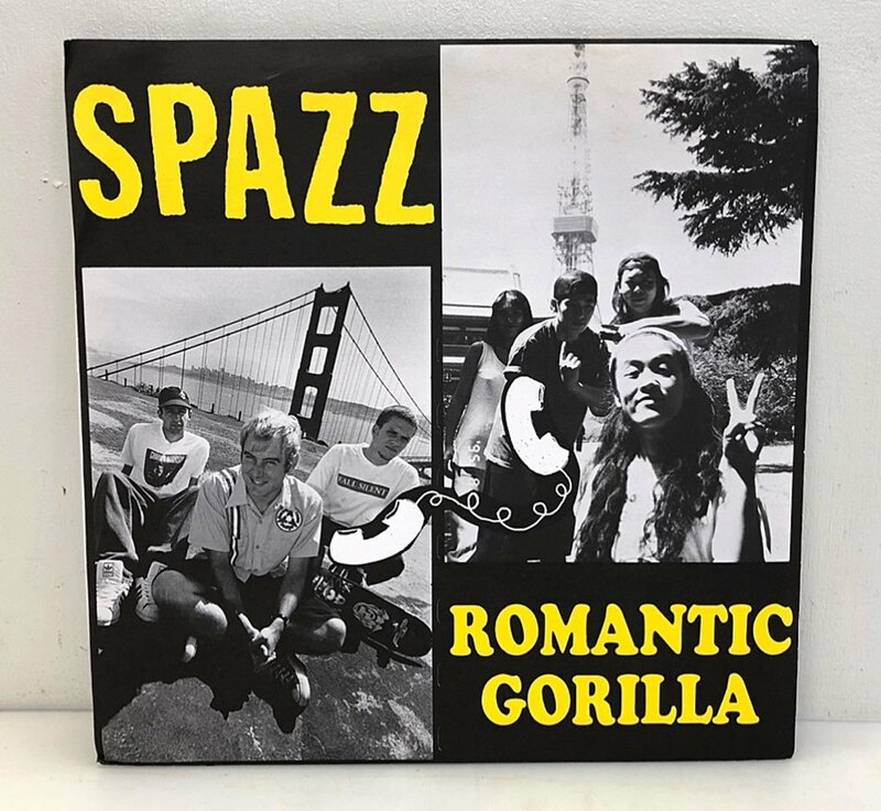 E86209▲レア SPAZZ/Romantic gorilla LPレコード パンク/Sound Pollution