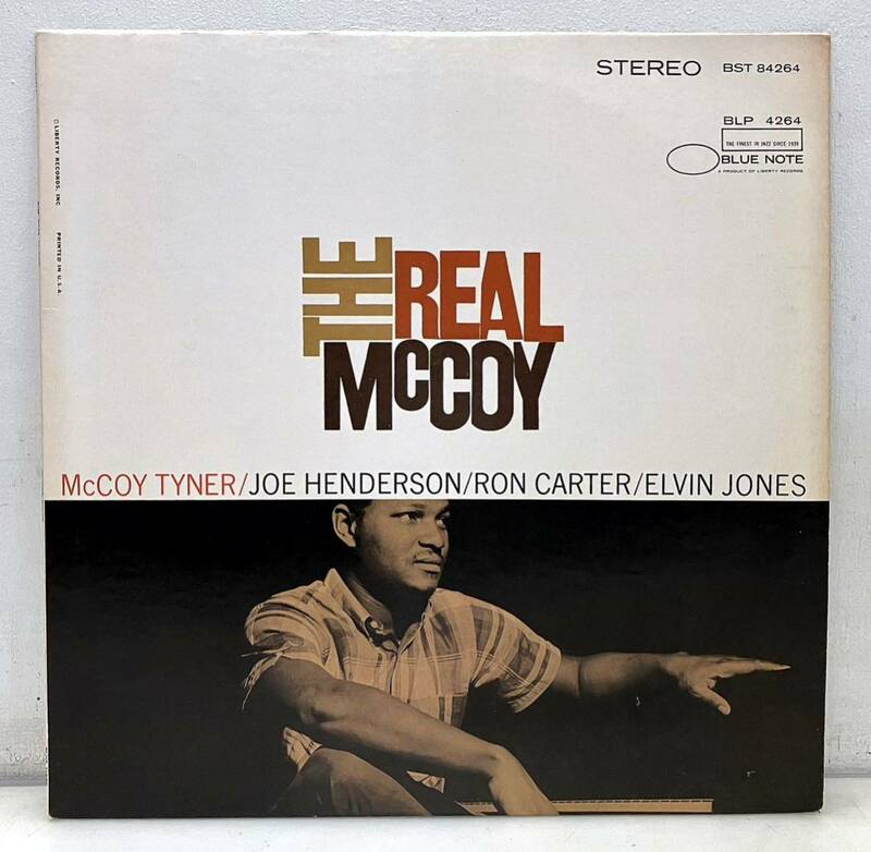 M51304▲US盤 McCoy Tyner/REAL McCOY LPレコード マッコイ・タイナー/BLUE NOTE/ロンカーター/エルヴィンジョーンズ