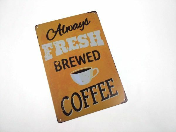アメリカン風ブリキ看板 COFFEE コーヒー バー カフェに
