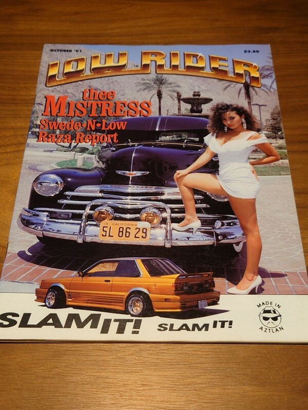 US LOWRIDER magazine 1991 10 DATSUN 720 D21 EF CIVIC CA ACCORD USDM ローライダーマガジン インパラ トヨタ ピックアップ トラッキン
