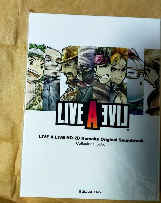 LIVE A LIVE ライブ ア ライブ HD-2Dリメイクswitch 冊子付きオリジナル サウンドトラック コレクターズ エディション CD