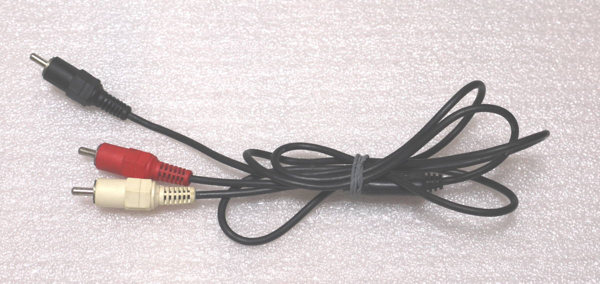 SONY　オーディオケーブル　モノラルピンプラグピンプラグ×2　ケーブル長１ｍ