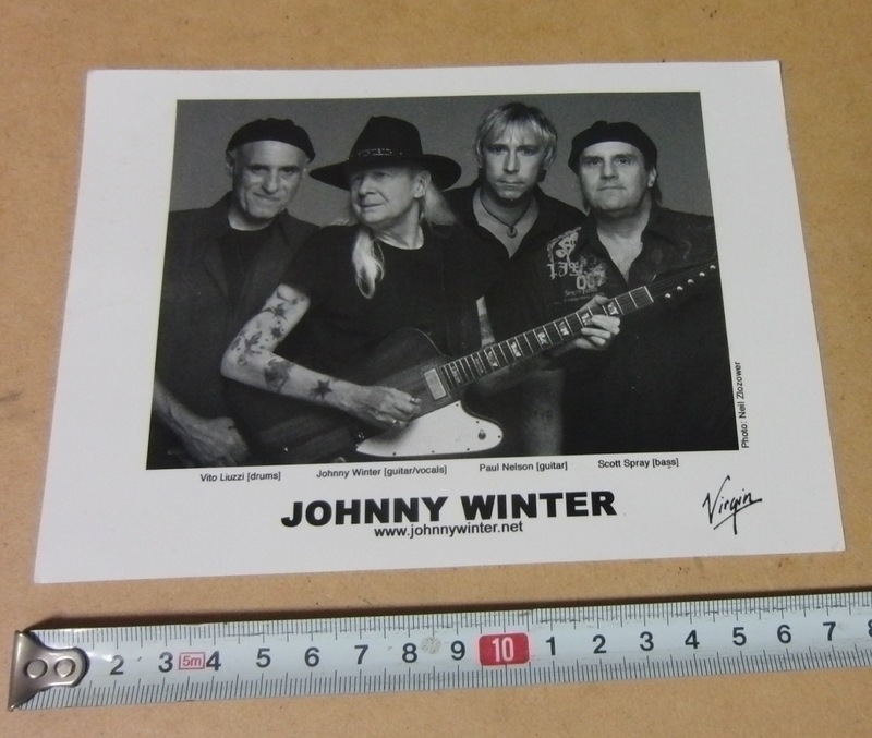 ■非売品？　ポストカード的なもの■JOHNNY　WINTER／JOHNNY　WINTER■Virgin