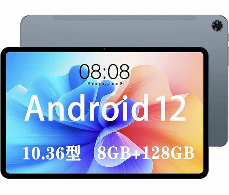 Android タブレット 10.4インチTDDI2K画面2000×1200解像度IPS広視野角8G RAM 128G ROM タブレット18W PD急速充電 8コア7000mAh Tab
