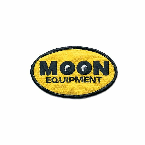 MOON Equipment 63円発送可 オーバル パッチ ６ｃｍ×１０ｃｍ　mooneyes ワッペン ムーンアイズ moon eyes